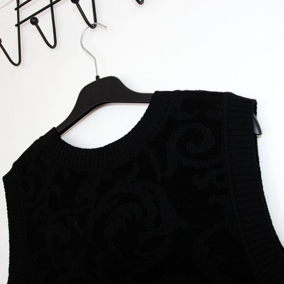 BNWT AW24 ERNEST W. BAKER JACQUARD CHENILLE SWEATER VEST M - Picture 5 of 12